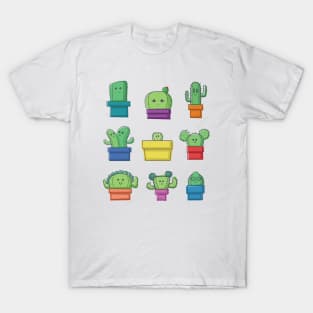 Cute Cactus Family T-Shirt